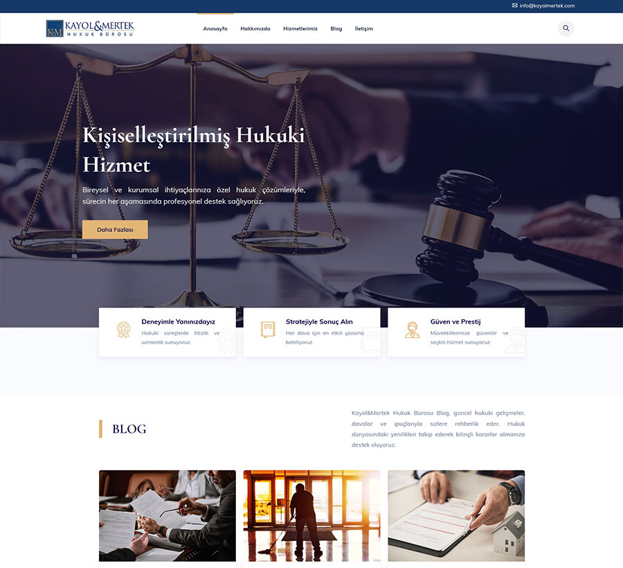 Web sitesi tasarımı referansı - Minto Medya